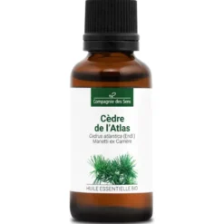 Cèdre de l'atlas - huile essentielle bio - 30ml garantie chromacert® - chémotypé