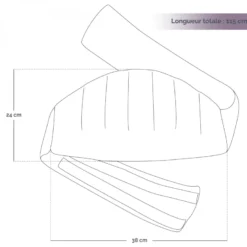 Ceinture chauffante pour lombaires Anthracite
