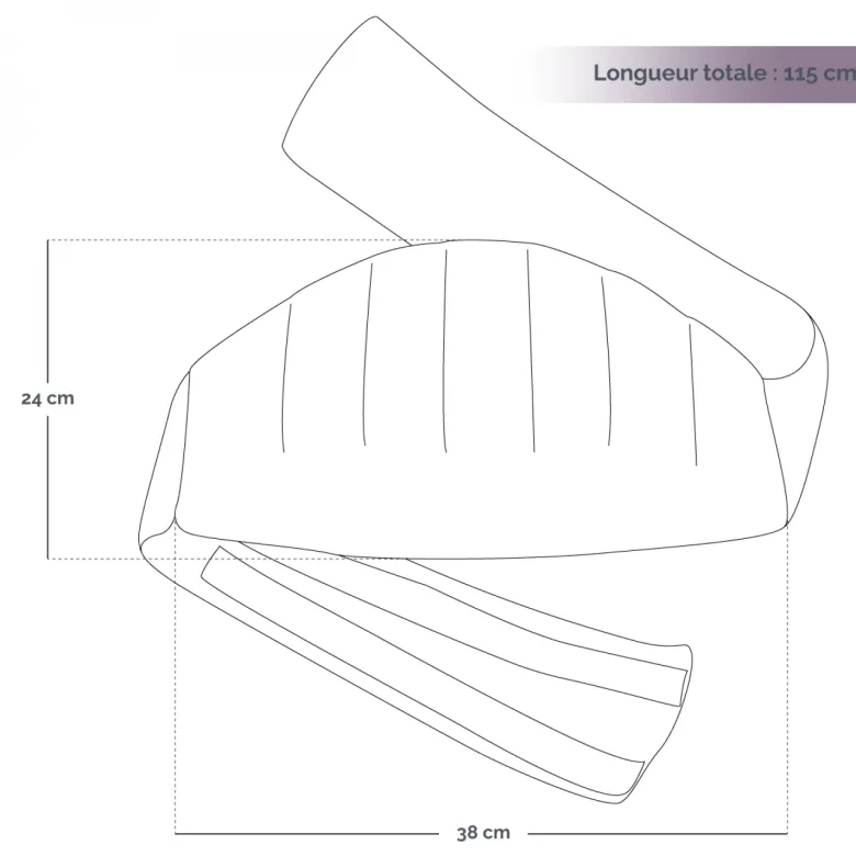 Ceinture chauffante pour lombaires Anthracite