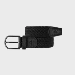 Ceinture tressée all black - t1