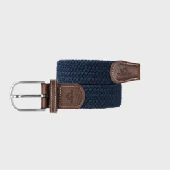 Ceinture tressée bleu ardoise - t0