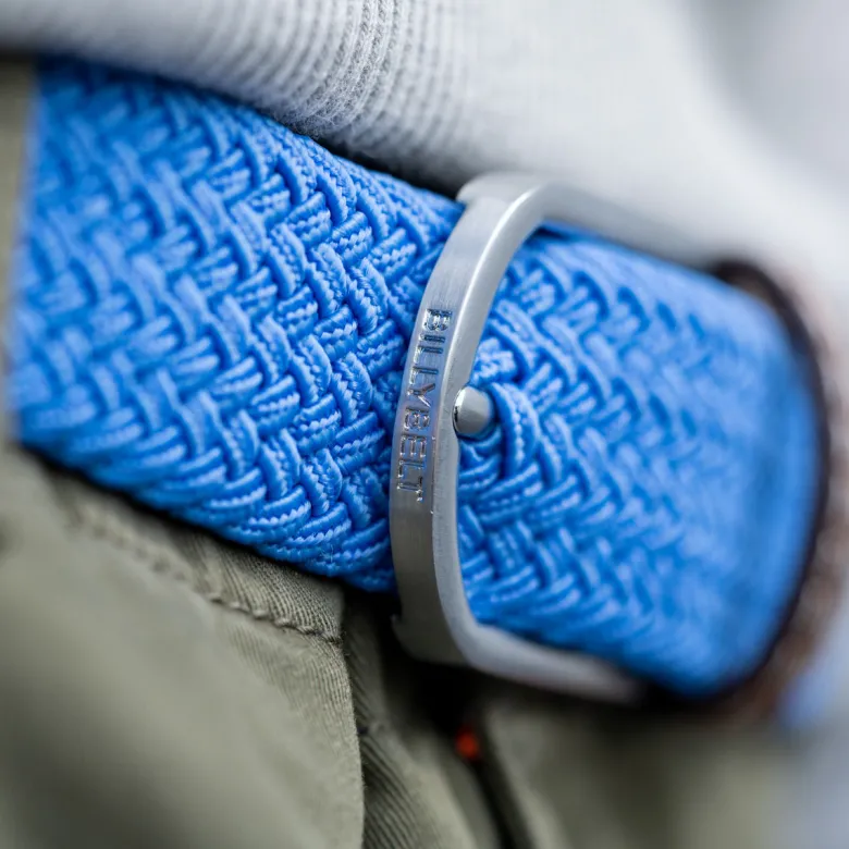 Ceinture tressée bleuet - t1