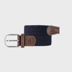 Ceinture tressée bleu marine - t1