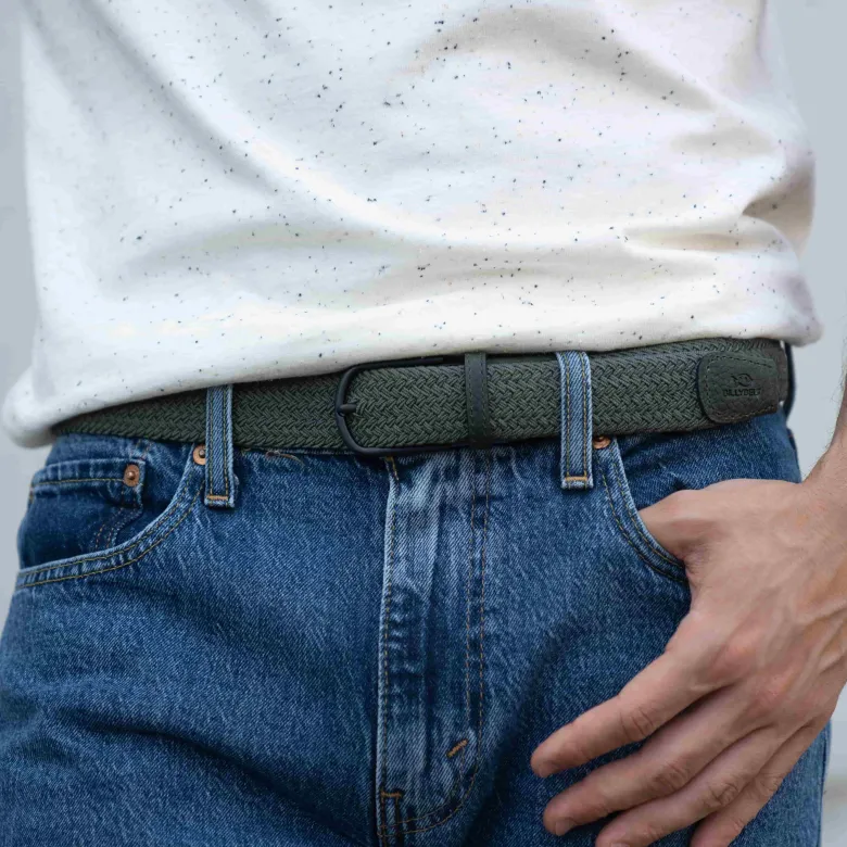 Ceinture tressée dark forest - t1