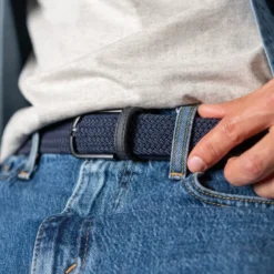 Ceinture tressée deep water - t1