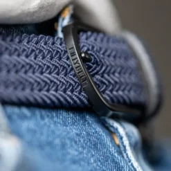 Ceinture tressée deep water - t1