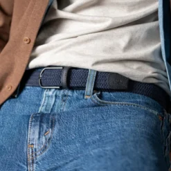 Ceinture tressée deep water - t2