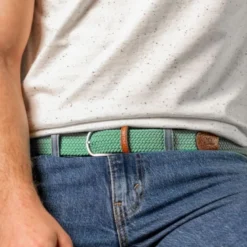 Ceinture tressée golf green - t2