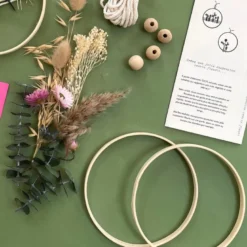 Cercles fleuris à créer- kit diy