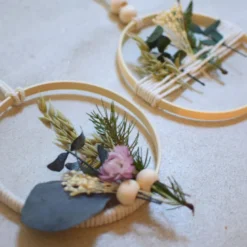 Cercles fleuris à créer- kit diy