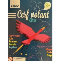 Cerf-volant flamant rose