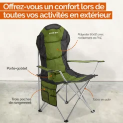 Chaise de camping - vert