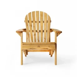 Chaise de jardin adirondack – brun