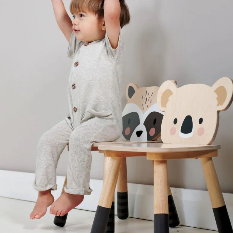 Chaise enfant raton laveur