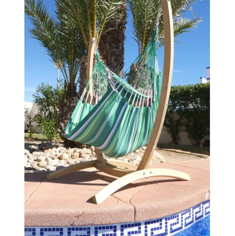 Chaise hamac avec support albizia xl