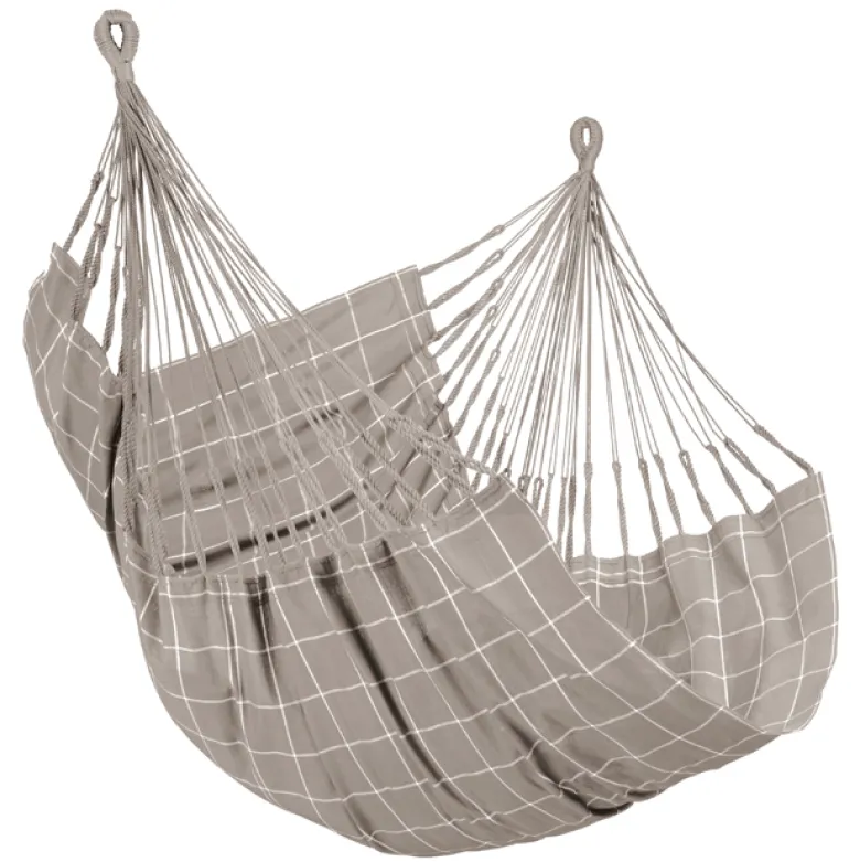 Chaise hamac simple Cumbia Outdoor comfort La Siesta gris