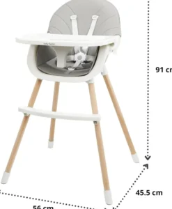 Chaise haute bébé +6 mois evolutive