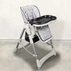 Chaise haute bébé pliable - tachetée