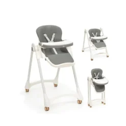 Chaise haute evolutive - gris