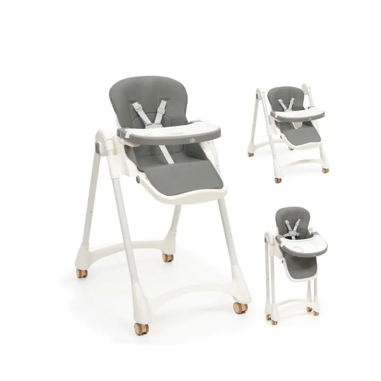 Chaise haute evolutive - gris