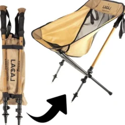 Chaise pliable et bâtons lacal stick chair