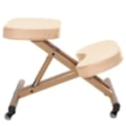 Chaise posturale à roulettes beige