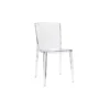 Chaises transparentes empilables intérieur - extérieur (lot de 2) island