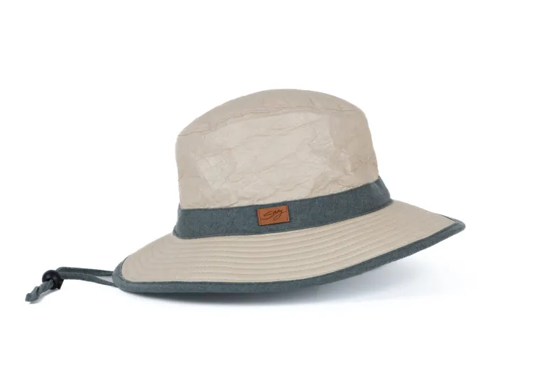 Chapeau mixte bord 7cm certifié anti-uv upf50+ et anti-chaleur eucalyptus 55/57