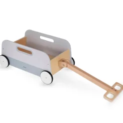 Chariot à jouets en bois mamabrum avec remorque à tirer pour enfant