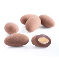Chatines cacao - amandes enrobées de chocolat au lait