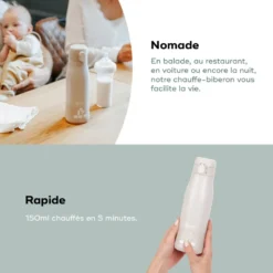 Chauffe-biberon rechargeable moov & feed