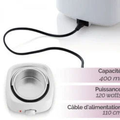 Chauffe-cire électrique 400ml avec bol
