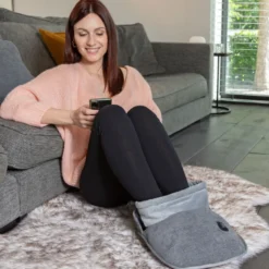 Chauffe-pieds électrique sans fil 3 intensités - 5h autonomie + powerbank