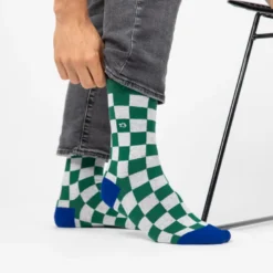 Chaussettes carreaux silverstone