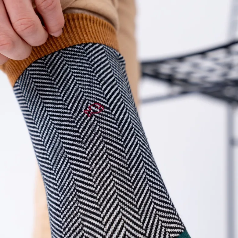 Chaussettes chevron sherwood