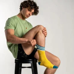 Chaussettes en coton épais cambridge