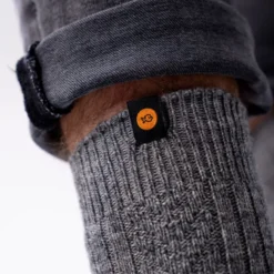 Chaussettes en laine gris