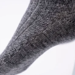 Chaussettes en laine gris