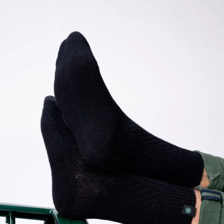 Chaussettes en laine noir