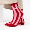 Chaussettes rayées femme amour