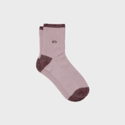 Chaussettes vintage rose