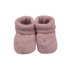 Chausson bébé avec broderie #f2dddb 0 1