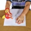 Chausson d'écriture droitier