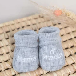 Chaussons bébé #d5d5d5 0 1 mois