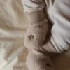 Chaussons bébé polaire safa oxford tan (0-3 mois)