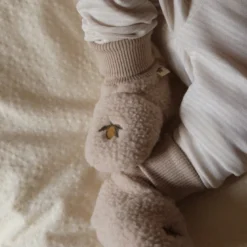 Chaussons bébé polaire safa oxford tan (0-3 mois)