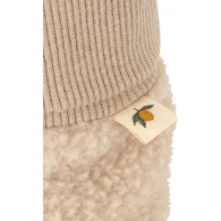Chaussons bébé polaire safa oxford tan (0-3 mois)