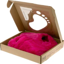 Chaussons chauffants bordeaux