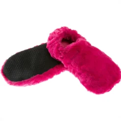 Chaussons chauffants bordeaux