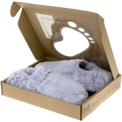 Chaussons chauffants lavande